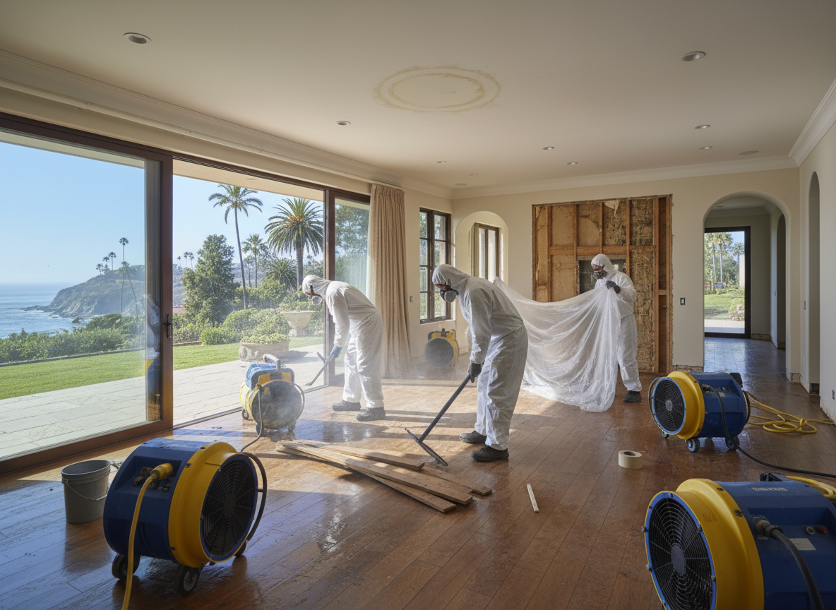 Steps to Dry Out a La Jolla Home After a Plumbing Leak
