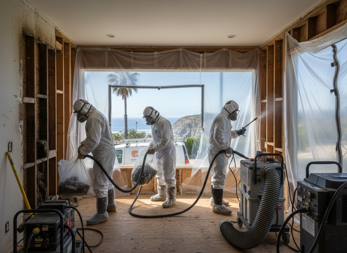 Mold Remediation Service work by Mold Remediation Service La Jolla in LA JOLLA, California