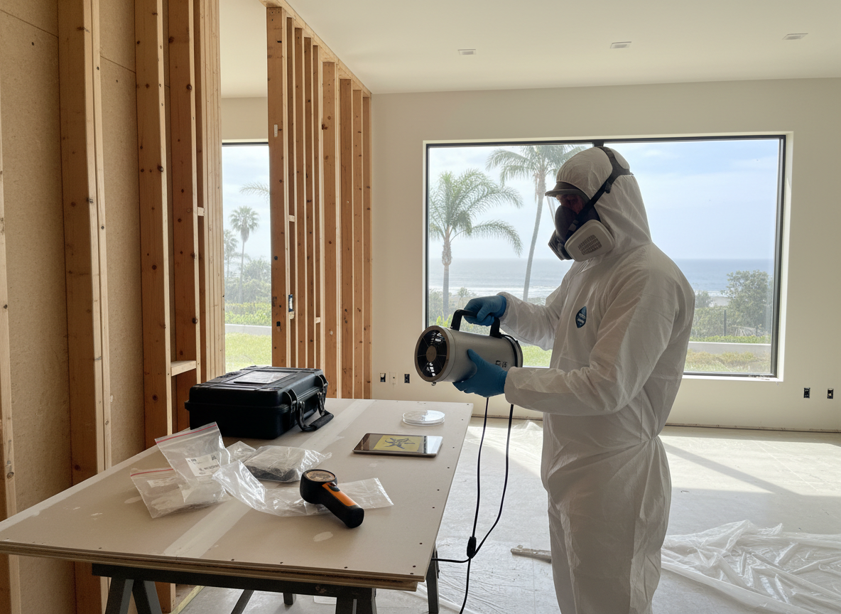 post remediation mold testing in LA JOLLA