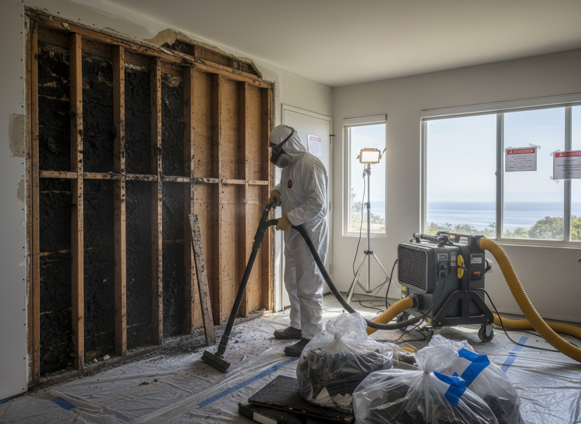 water damage mold remediation in LA JOLLA